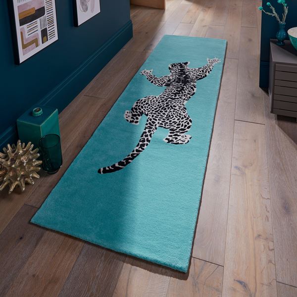 Climbing Jaguar Runner - Light Blue